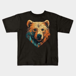 Boho bear Kids T-Shirt